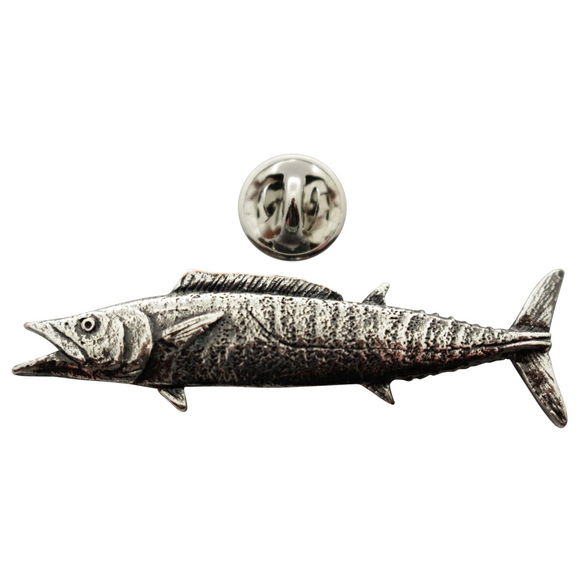 Wahoo Pin ~ Antiqued Pewter ~ Lapel Pin ~ Sarah's Treats & Treasures